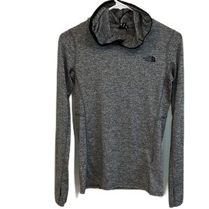 The North Face Womens Hoodie Lightweight Pullover Gray Size XS